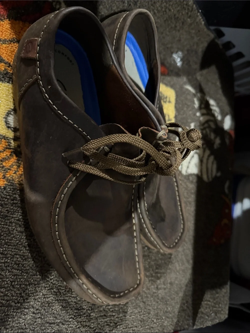 Clarks durable brown